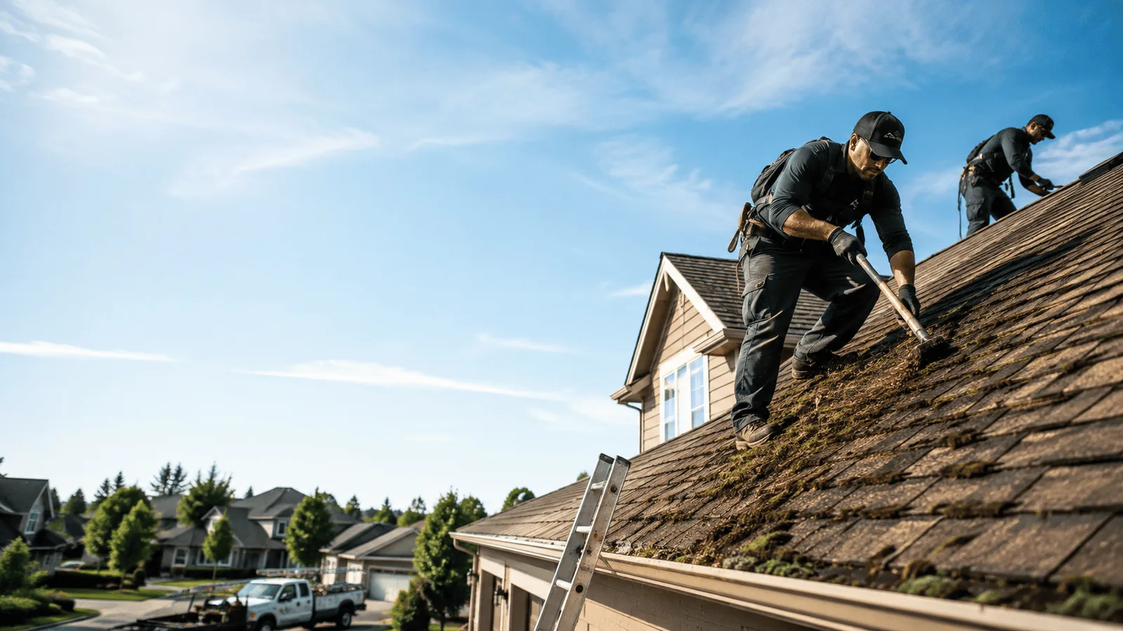 Roof Moss Removal in Fredericktown, OH near me